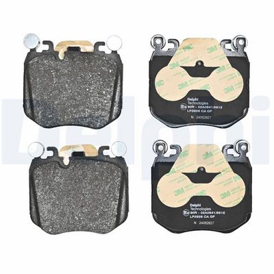Brake Pad Set, disc brake DELPHI LP3926