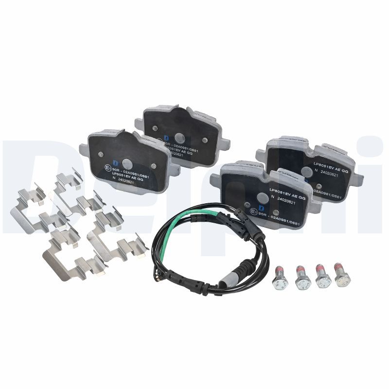 DELPHI LP5051EV Brake Pad Set, disc brake