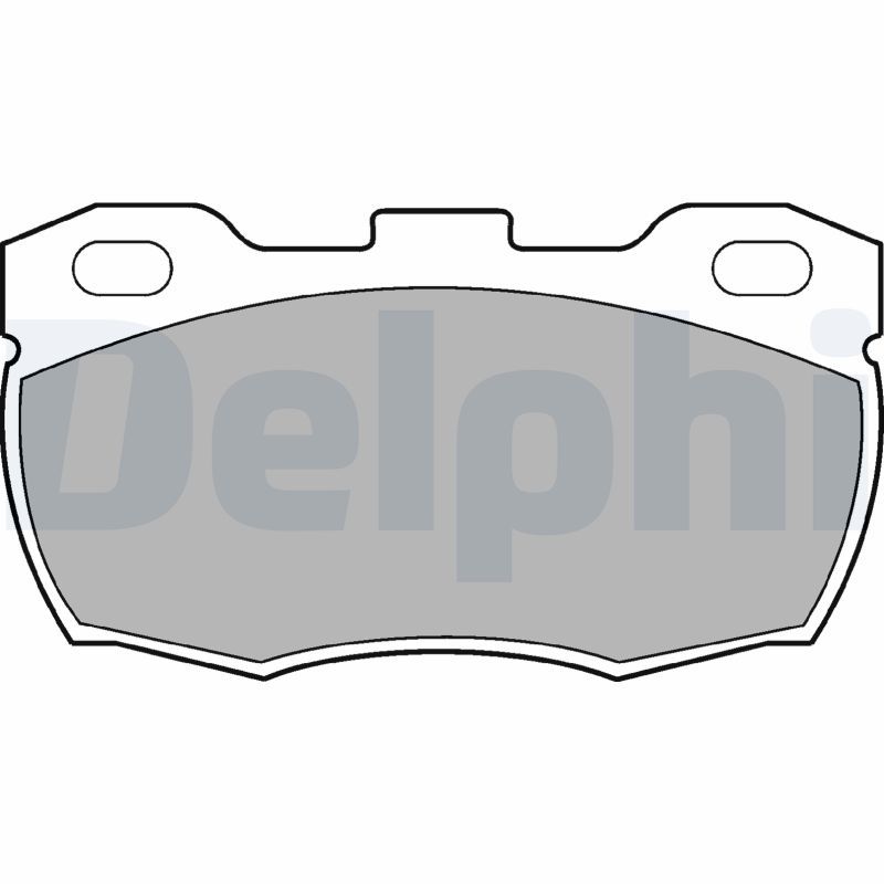 DELPHI LP506 Brake Pad Set, disc brake