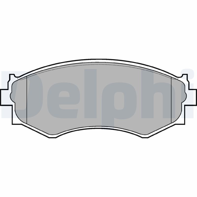 DELPHI LP645 Brake Pad Set, disc brake
