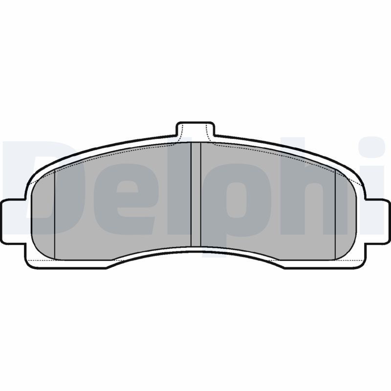 DELPHI LP779 Brake Pad Set, disc brake
