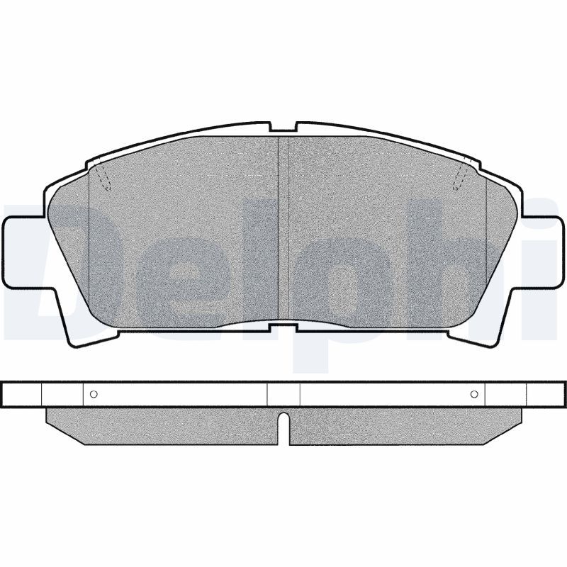 DELPHI LP940 Brake Pad Set, disc brake