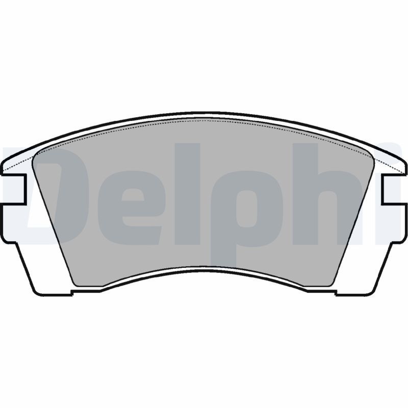 DELPHI LP952 Brake Pad Set, disc brake
