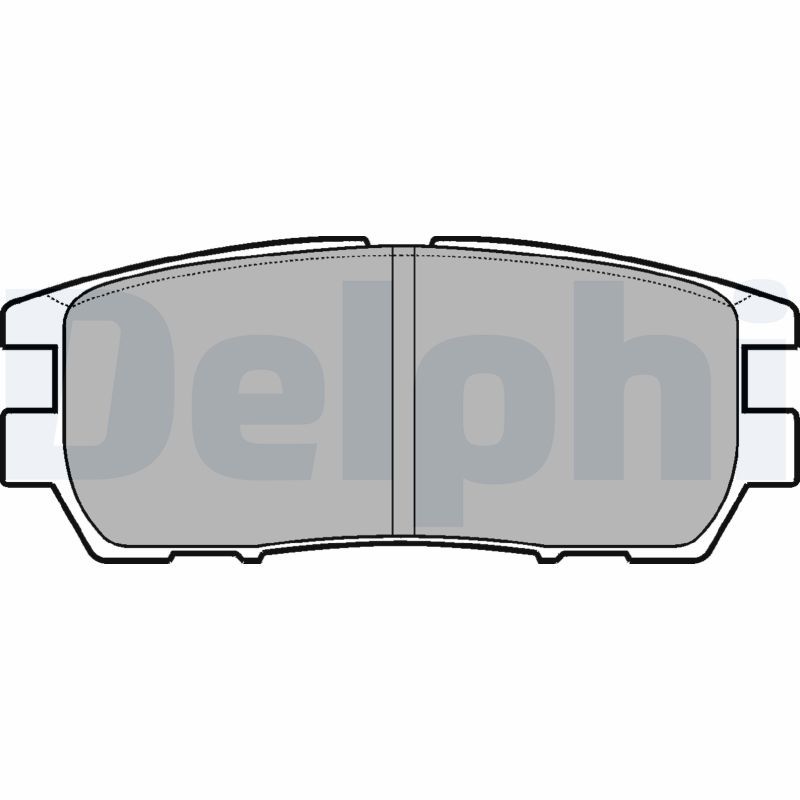 DELPHI LP954 Brake Pad Set, disc brake