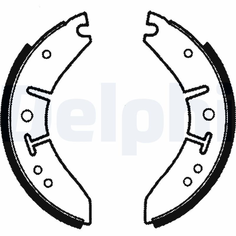 DELPHI LS1003 Brake Shoe Set
