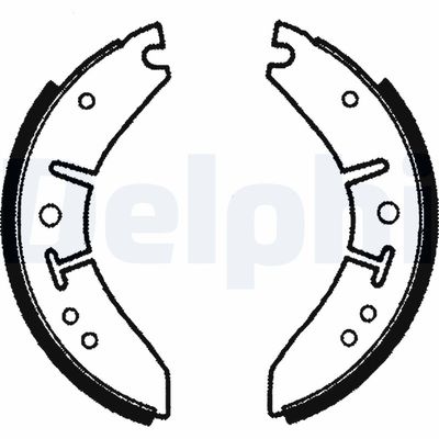 Brake Shoe Set DELPHI LS1003