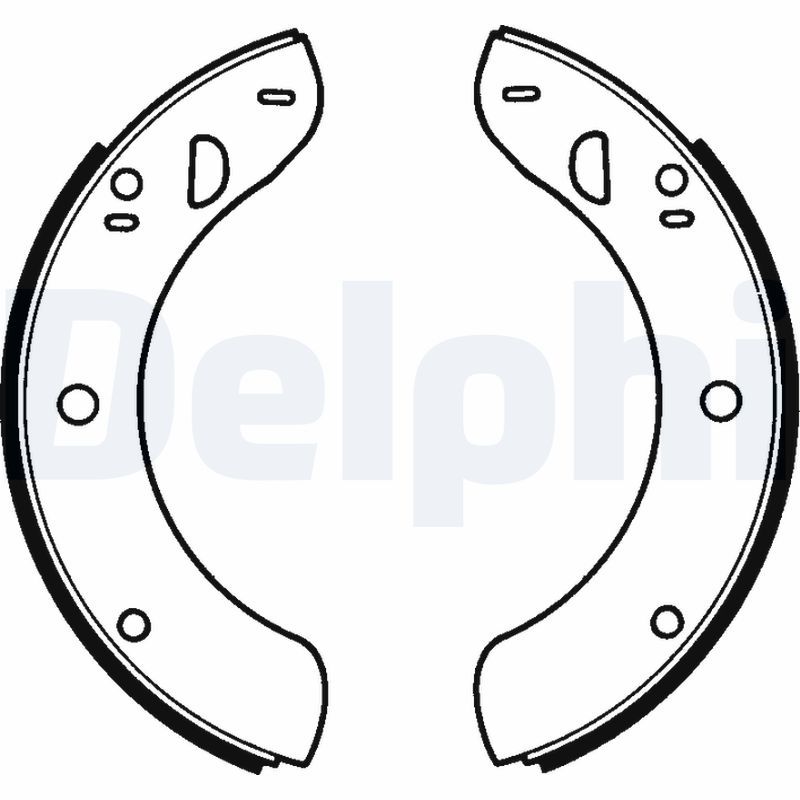 DELPHI LS1018 Brake Shoe Set