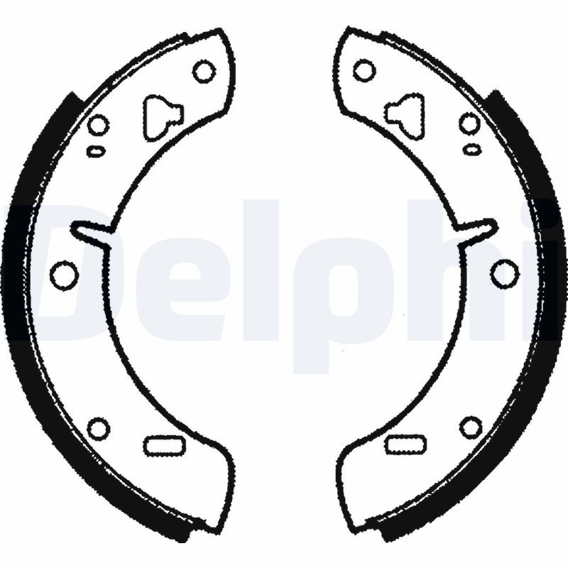 DELPHI LS1023 Brake Shoe Set