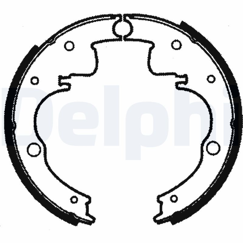 DELPHI LS1073 Brake Shoe Set