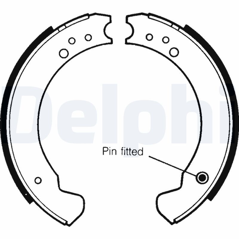DELPHI LS1089 Brake Shoe Set