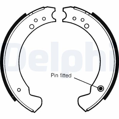 Brake Shoe Set DELPHI LS1089