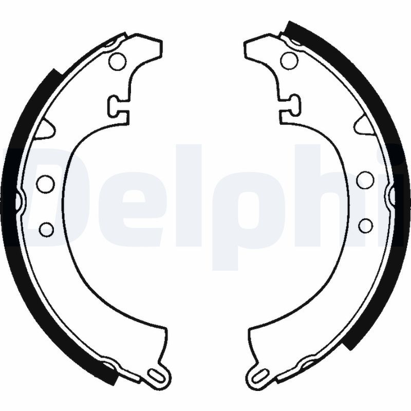 DELPHI LS1140 Brake Shoe Set