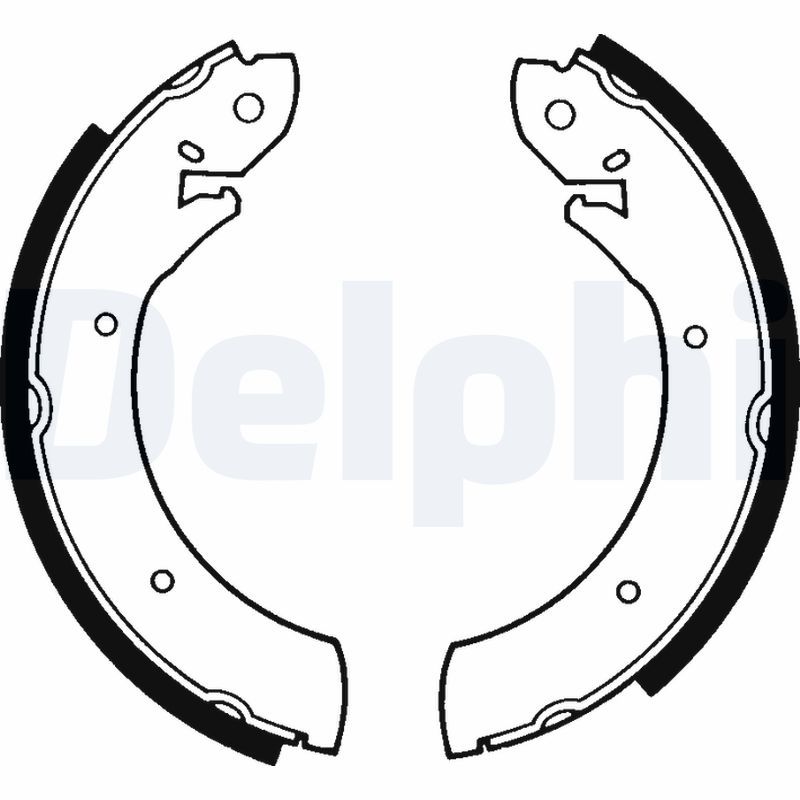 DELPHI LS1179 Brake Shoe Set