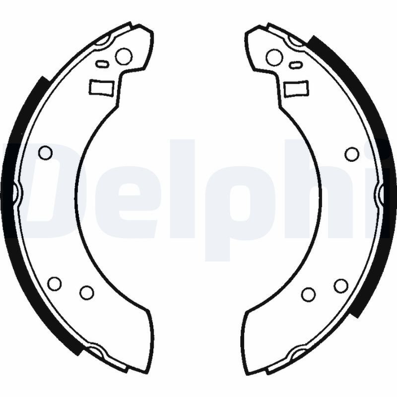 DELPHI LS1216 Brake Shoe Set