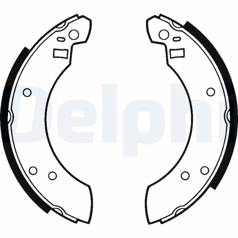 DELPHI LS1232 Brake Shoe Set