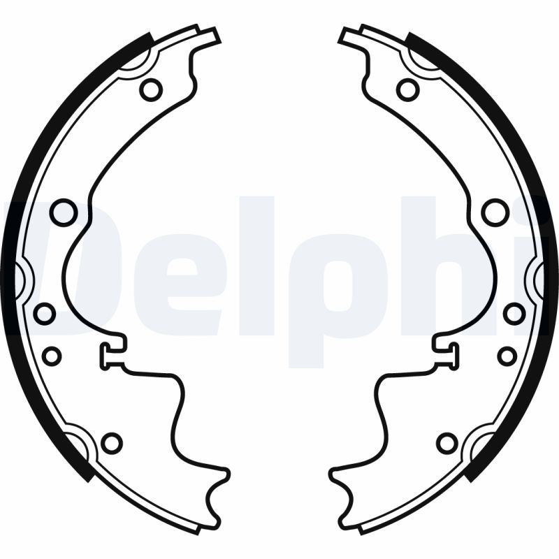DELPHI LS1261 Brake Shoe Set
