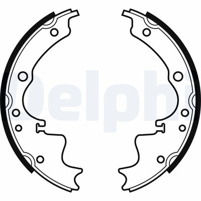 Brake Shoe Set DELPHI LS1261