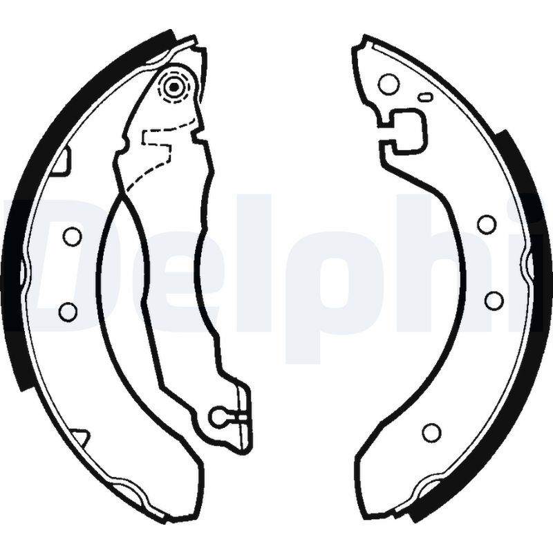 DELPHI LS1269 Brake Shoe Set