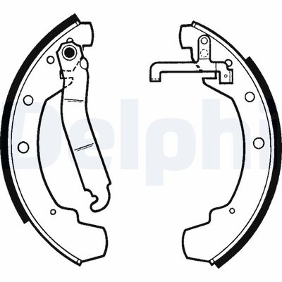 Brake Shoe Set DELPHI LS1281
