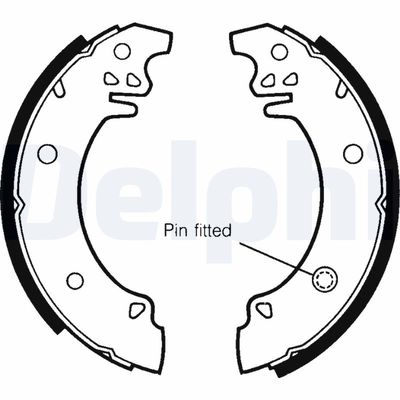 Brake Shoe Set DELPHI LS1303