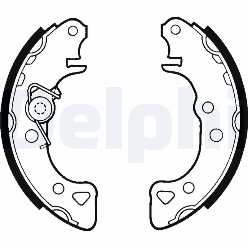 DELPHI LS1319 Brake Shoe Set