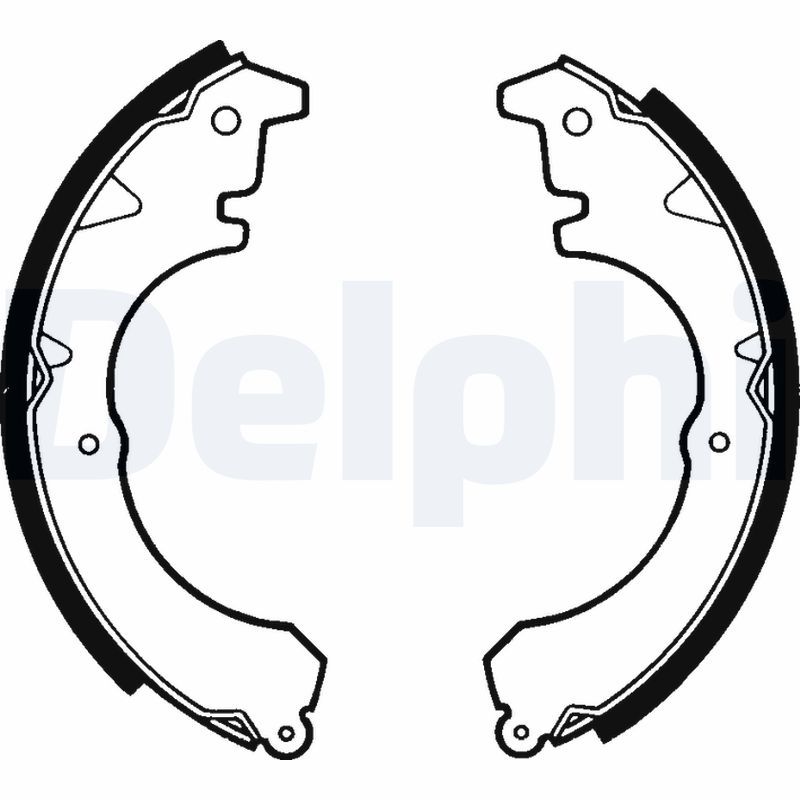 DELPHI LS1358 Brake Shoe Set