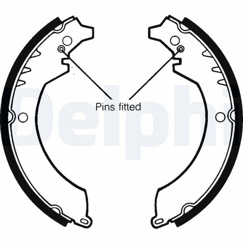 DELPHI LS1359 Brake Shoe Set