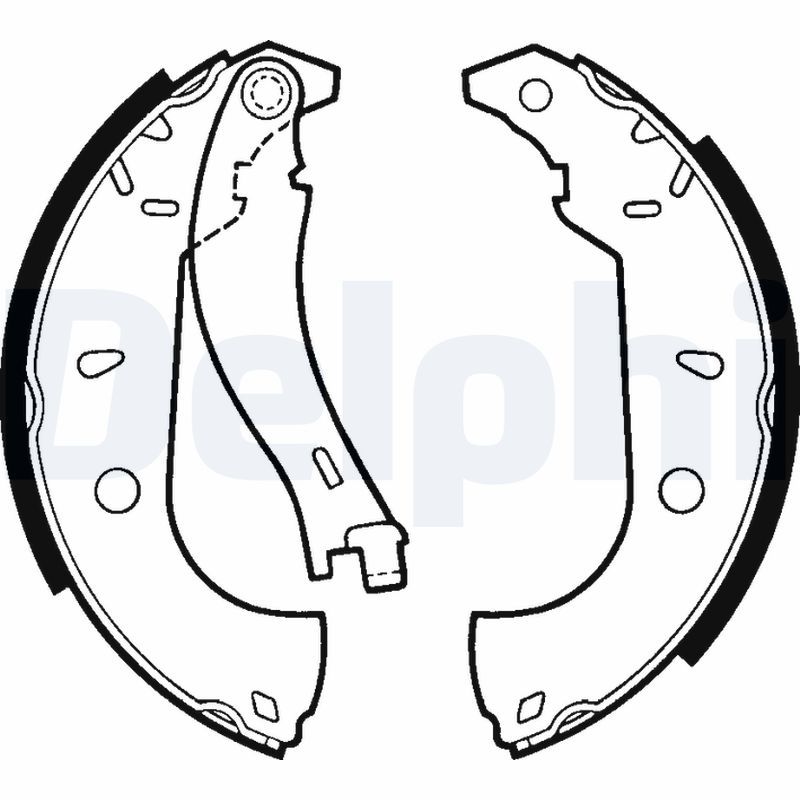 DELPHI LS1379 Brake Shoe Set