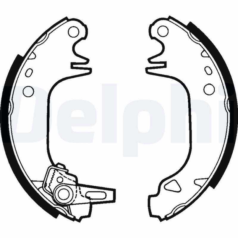 DELPHI LS1382 Brake Shoe Set