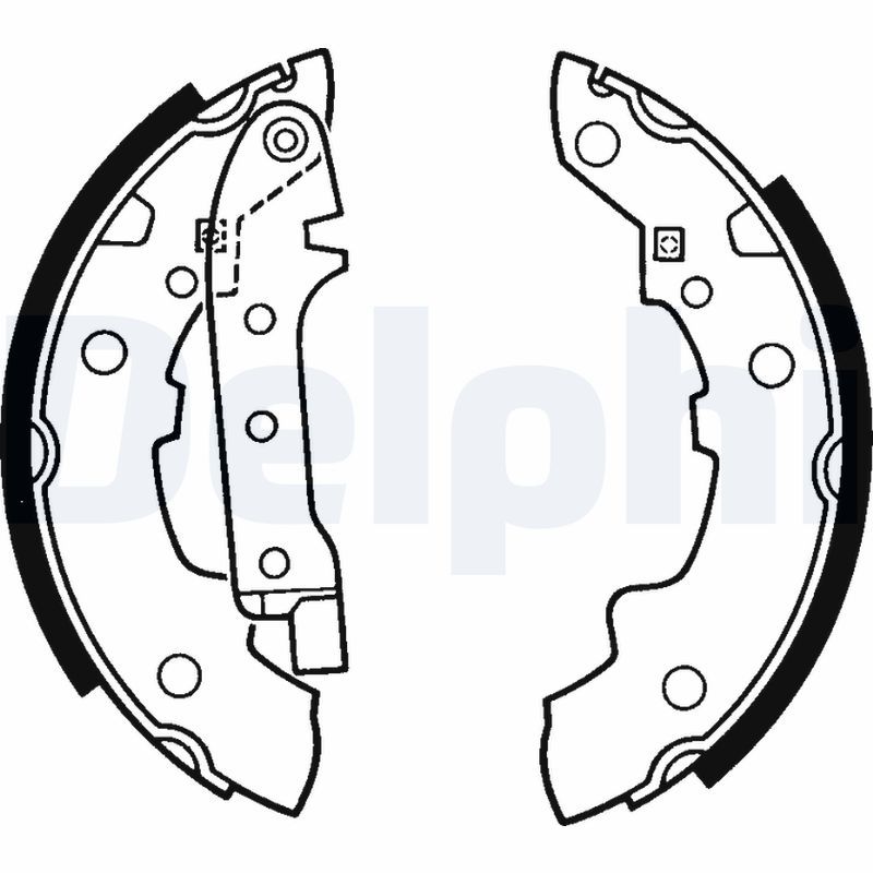 DELPHI LS1392 Brake Shoe Set