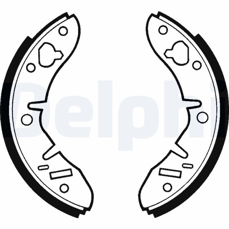 DELPHI LS1415 Brake Shoe Set