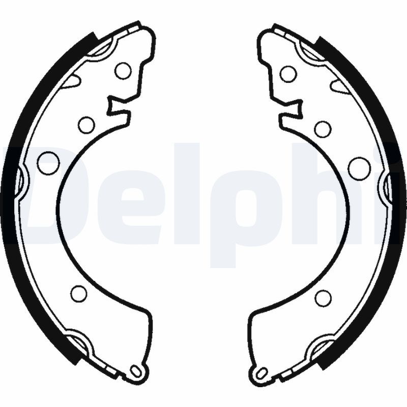 DELPHI LS1417 Brake Shoe Set