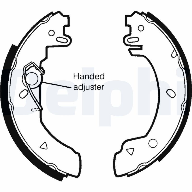 DELPHI LS1436 Brake Shoe Set