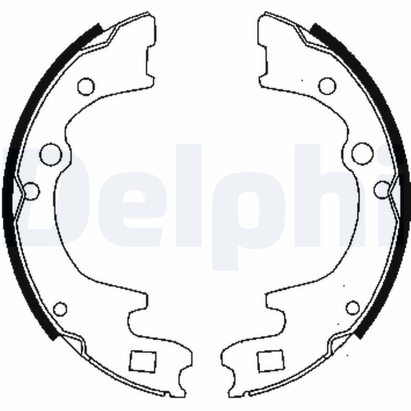 DELPHI LS1477 Brake Shoe Set