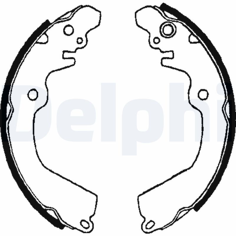 DELPHI LS1643 Brake Shoe Set