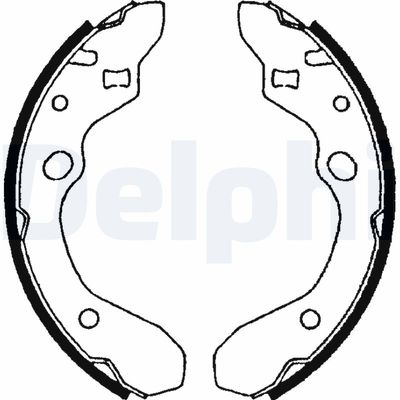 Brake Shoe Set DELPHI LS1679
