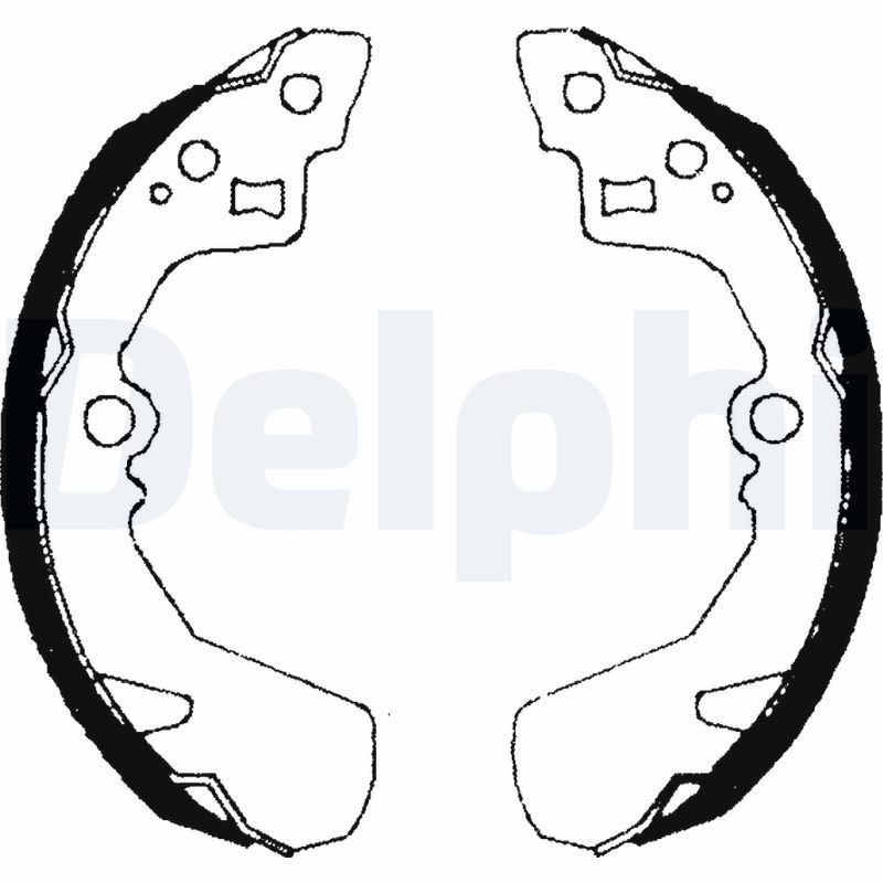 DELPHI LS1685 Brake Shoe Set