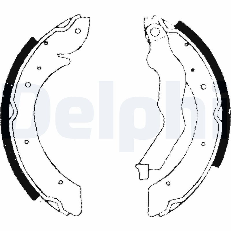 DELPHI LS1714 Brake Shoe Set