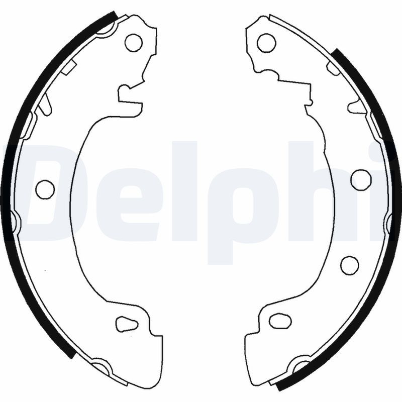 DELPHI LS1724 Brake Shoe Set