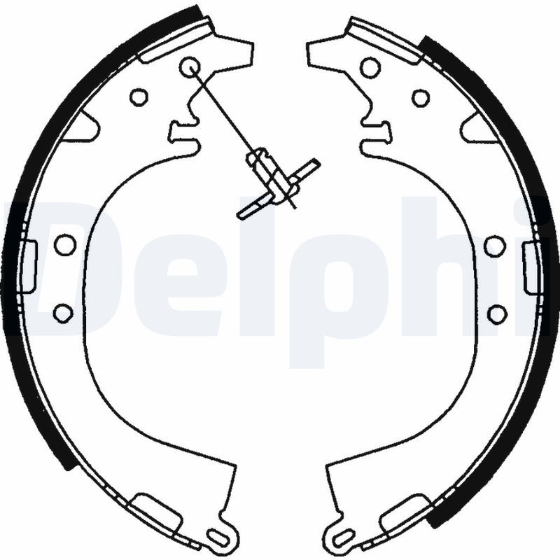 DELPHI LS1745 Brake Shoe Set