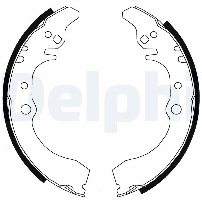 DELPHI LS1823 Brake Shoe Set