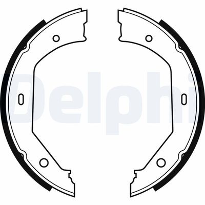 Brake Shoe Set DELPHI LS1857