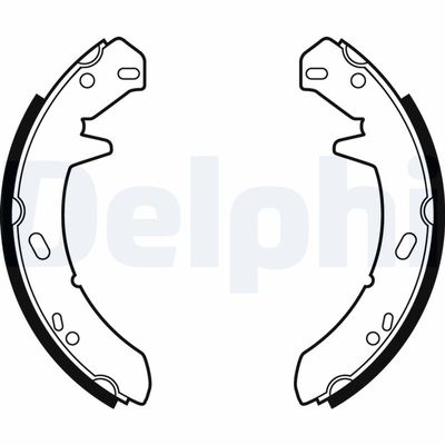 Brake Shoe Set DELPHI LS1867