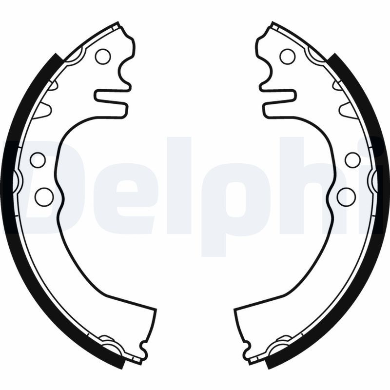 DELPHI LS1874 Brake Shoe Set