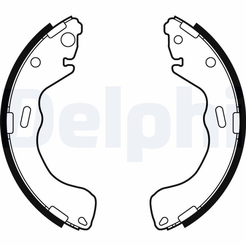DELPHI LS1879 Brake Shoe Set