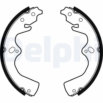 Brake Shoe Set DELPHI LS1907