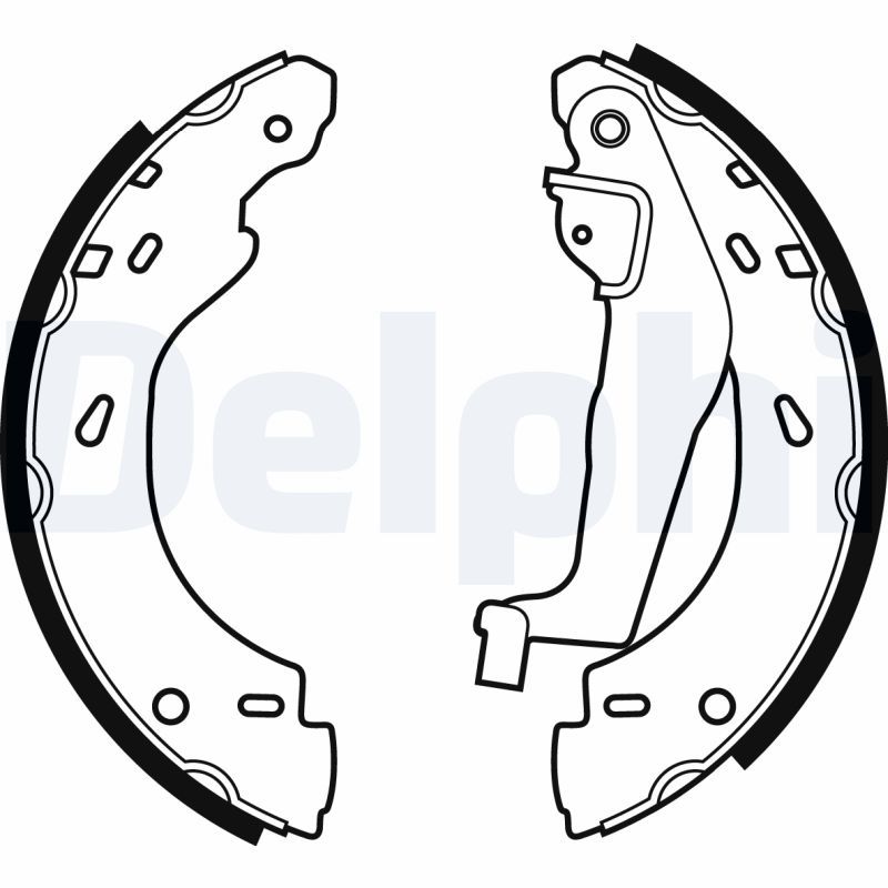 DELPHI LS1910 Brake Shoe Set