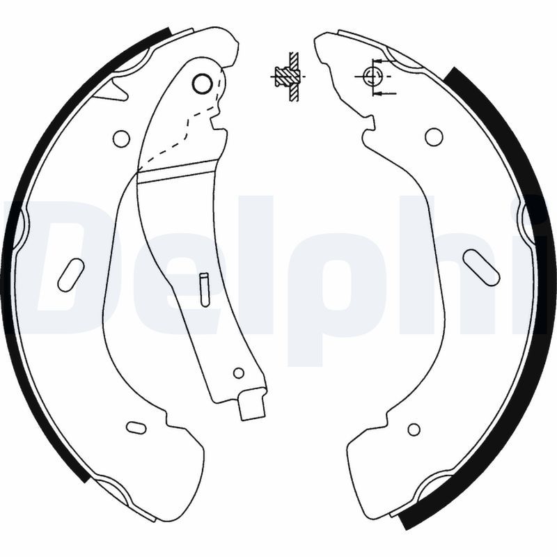 DELPHI LS1914 Brake Shoe Set