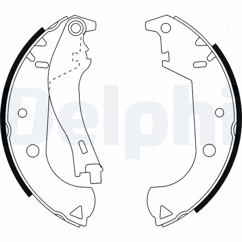 DELPHI LS1916 Brake Shoe Set