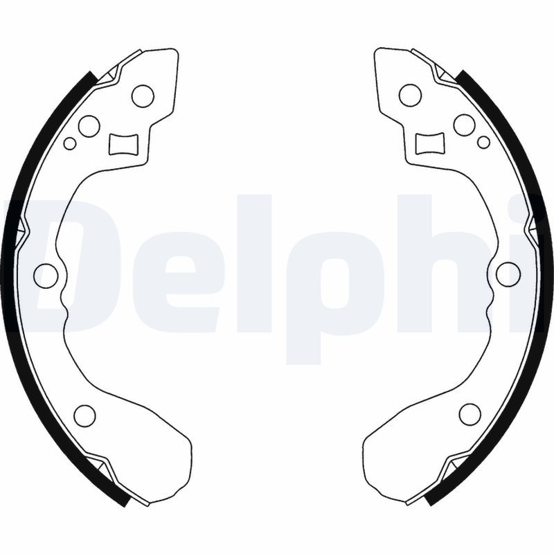 DELPHI LS1918 Brake Shoe Set